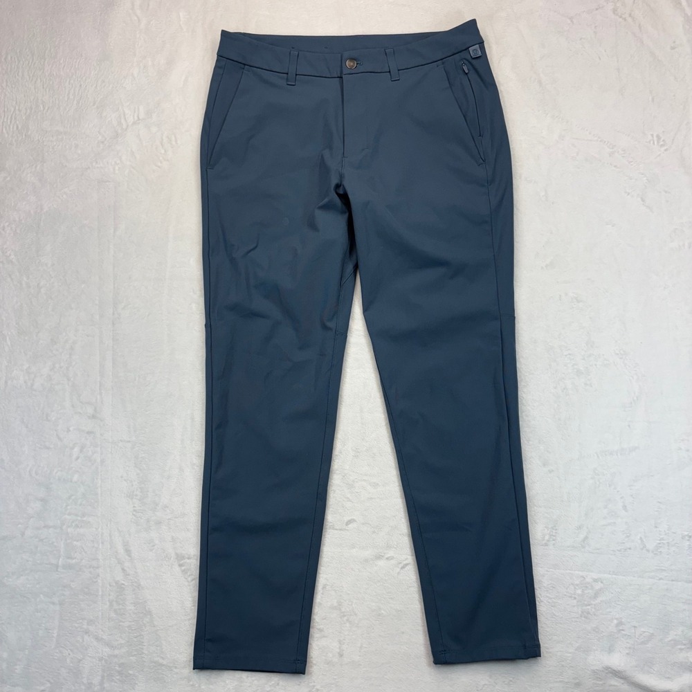 Lululemon Commission Slim-Fit Pant Warpstreme Blue Grey 32 LM5AF1S